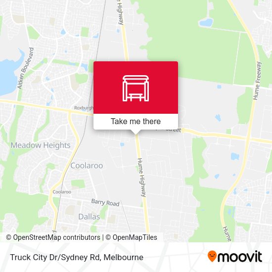 Truck City Dr/Sydney Rd map