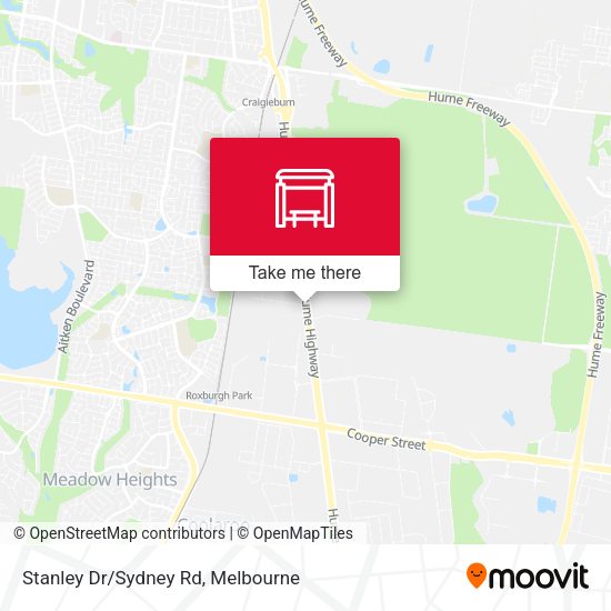Stanley Dr/Sydney Rd map