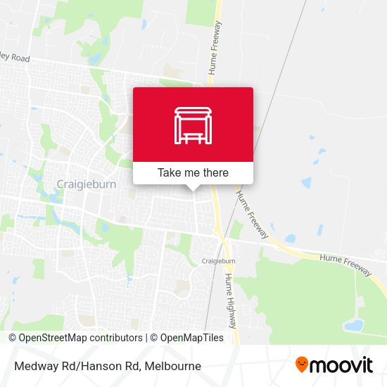 Medway Rd/Hanson Rd map