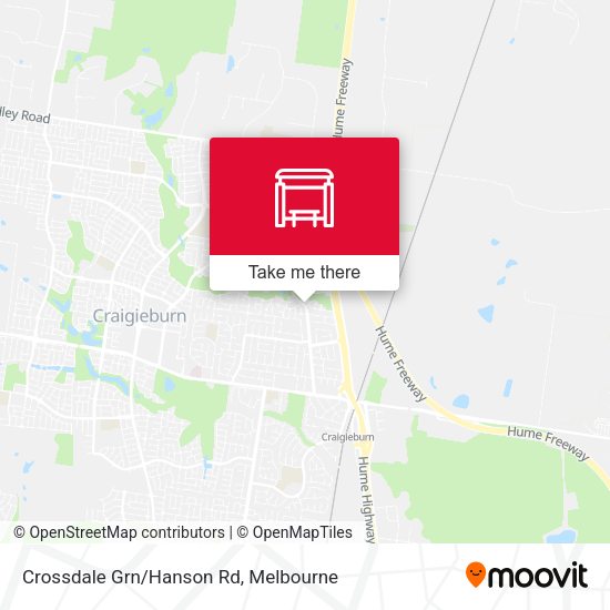 Crossdale Grn/Hanson Rd map