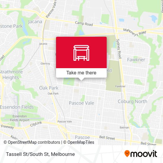Tassell St/South St map