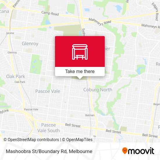 Mashoobra St/Boundary Rd map