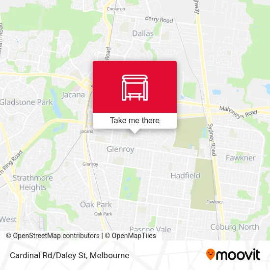 Cardinal Rd/Daley St map