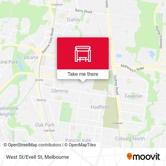 West St/Evell St map