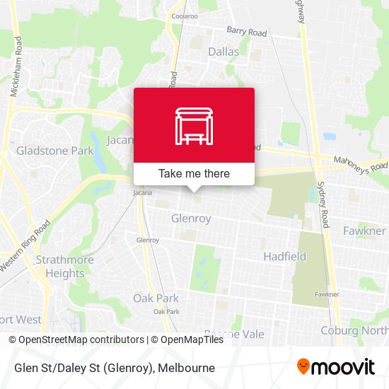 Glen St/Daley St (Glenroy) map