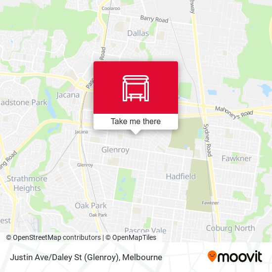 Justin Ave/Daley St (Glenroy) map