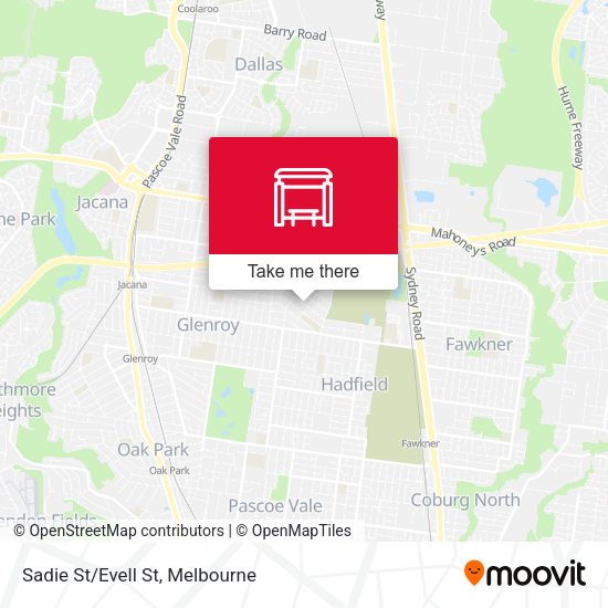 Sadie St/Evell St map