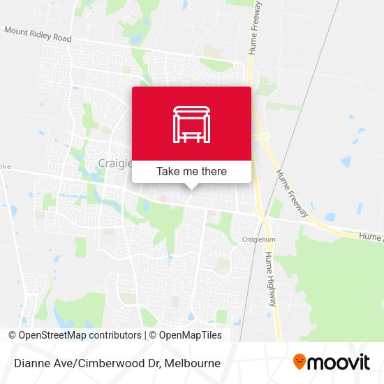 Dianne Ave/Cimberwood Dr map