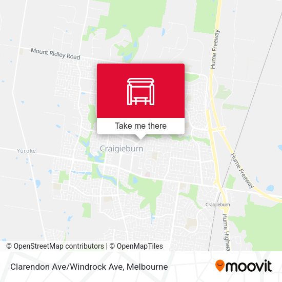 Clarendon Ave/Windrock Ave map
