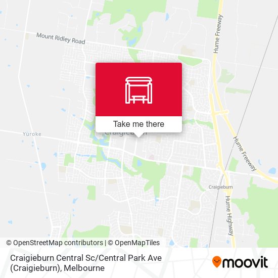 Craigieburn Central Sc / Central Park Ave map