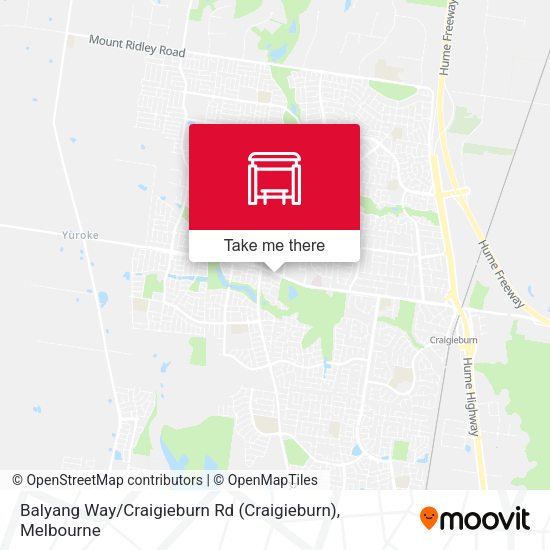 Balyang Way / Craigieburn Rd map