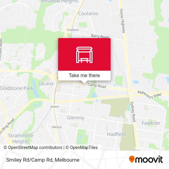 Smiley Rd/Camp Rd map