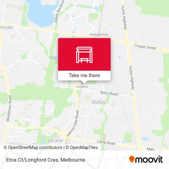 Etna Ct/Longford Cres map