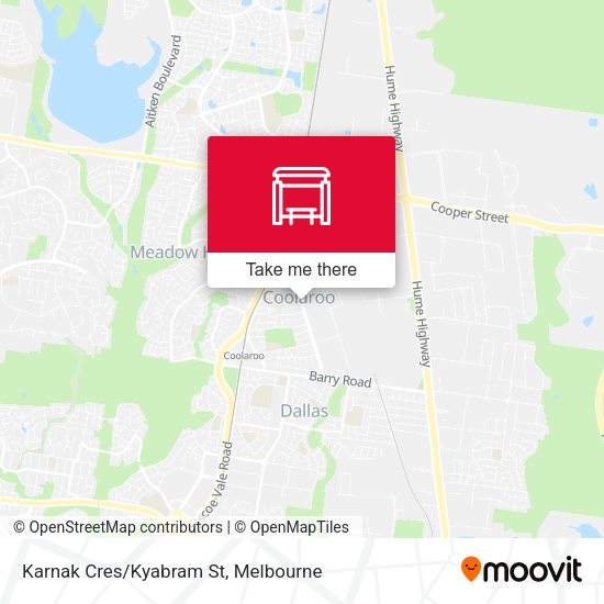 Karnak Cres/Kyabram St map