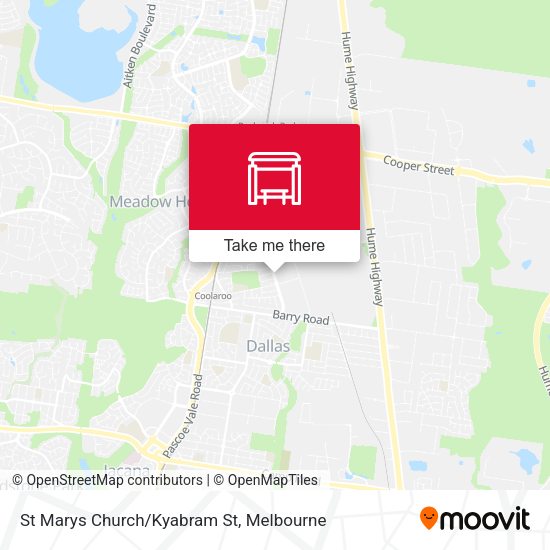 St Marys Church/Kyabram St map