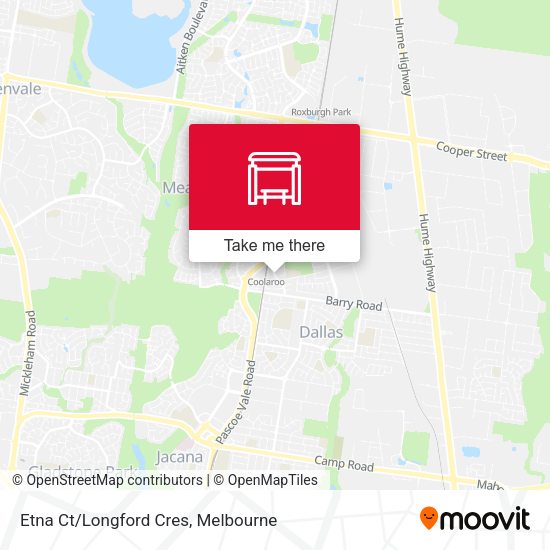 Etna Ct/Longford Cres map