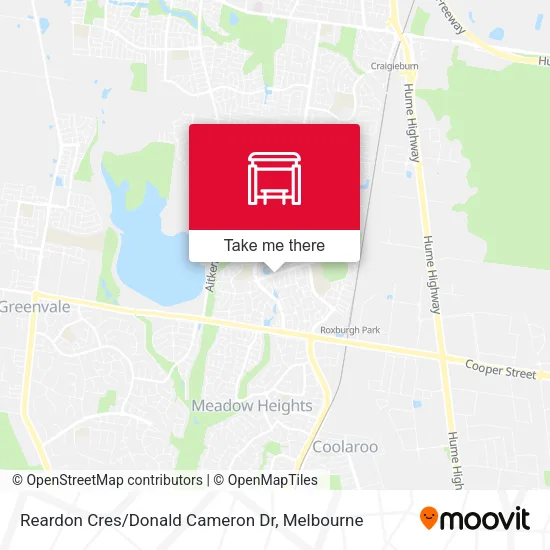 Reardon Cres/Donald Cameron Dr map
