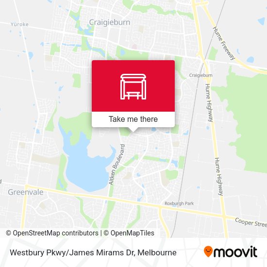 Westbury Pkwy/James Mirams Dr map