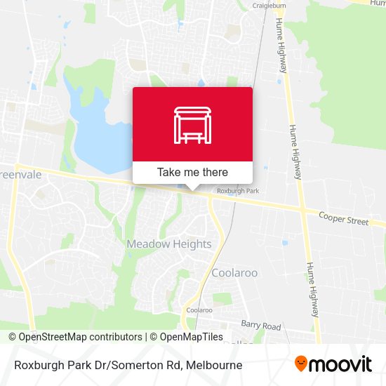 Roxburgh Park Dr/Somerton Rd map