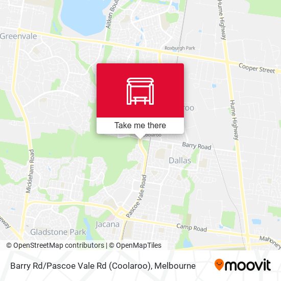 Barry Rd / Pascoe Vale Rd (Coolaroo) map