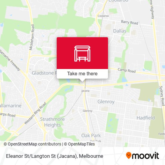 Eleanor St/Langton St (Jacana) map