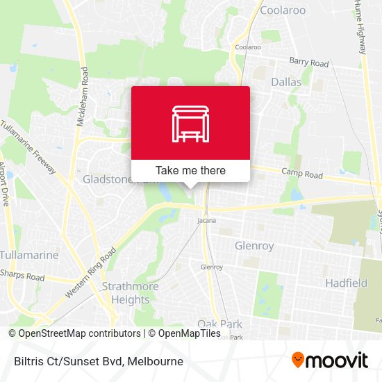 Biltris Ct/Sunset Bvd map