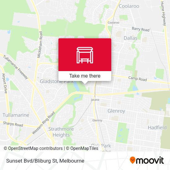 Sunset Bvd/Bliburg St map