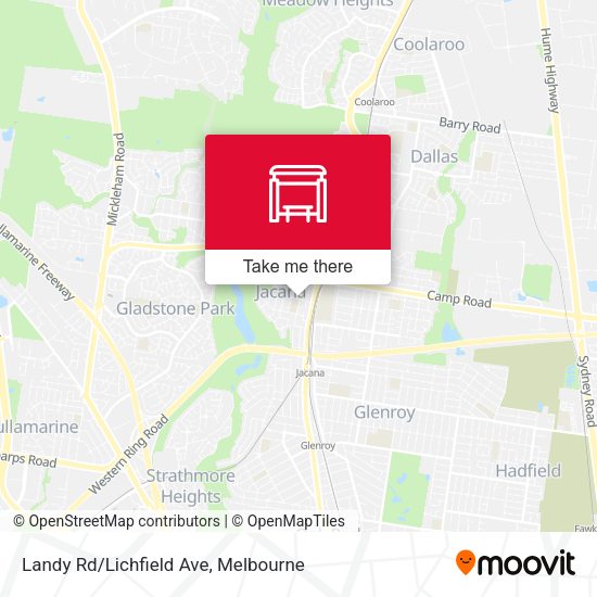 Landy Rd/Lichfield Ave map
