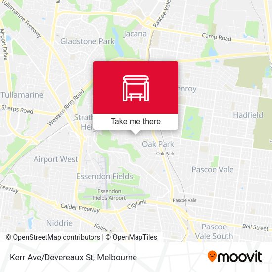 Kerr Ave/Devereaux St map