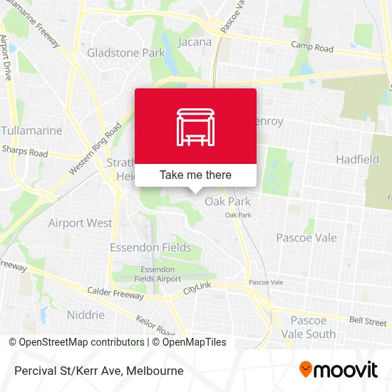 Mapa Percival St/Kerr Ave