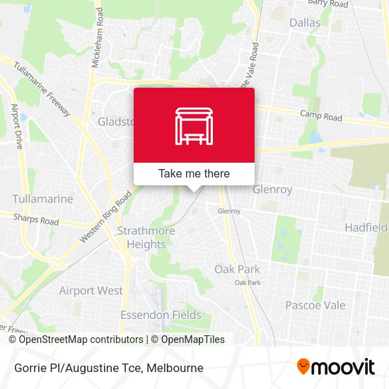 Gorrie Pl/Augustine Tce map