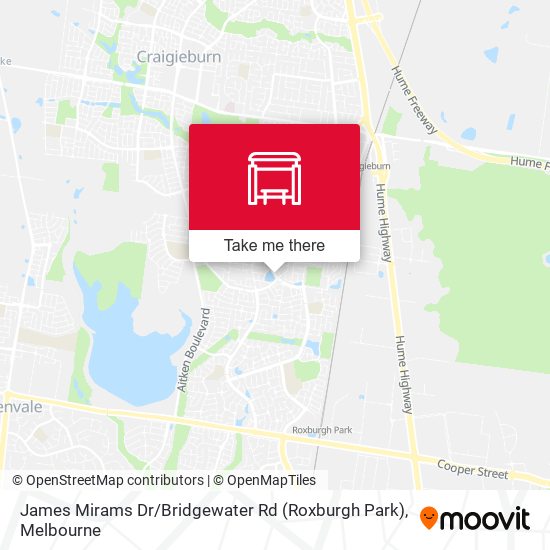 James Mirams Dr / Bridgewater Rd (Roxburgh Park) map