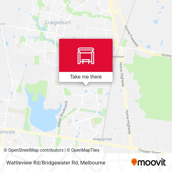 Wattleview Rd/Bridgewater Rd map
