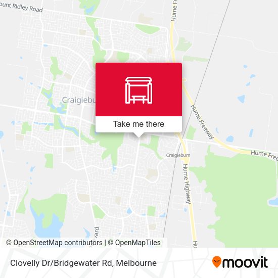 Clovelly Dr/Bridgewater Rd map