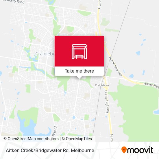 Aitken Creek/Bridgewater Rd map