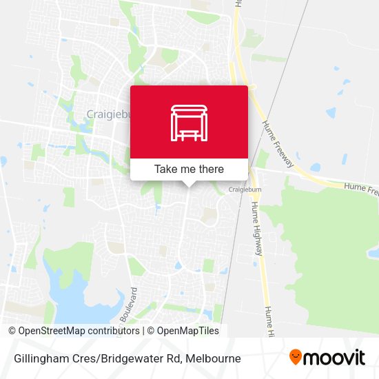 Gillingham Cres/Bridgewater Rd map