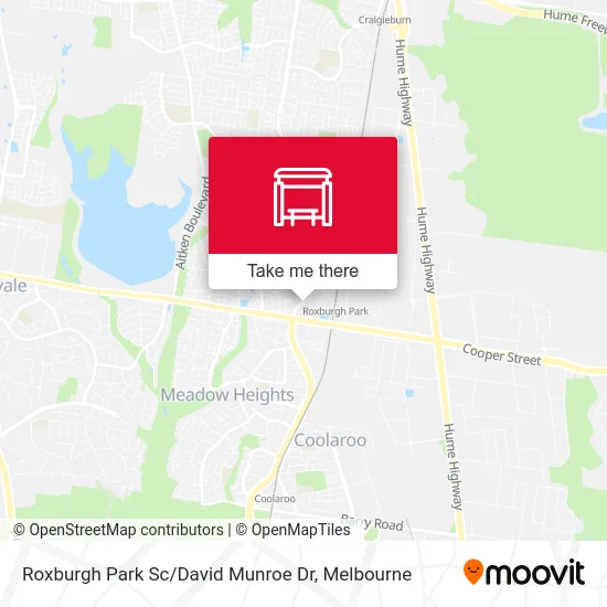 Mapa Roxburgh Park Sc / David Munroe Dr