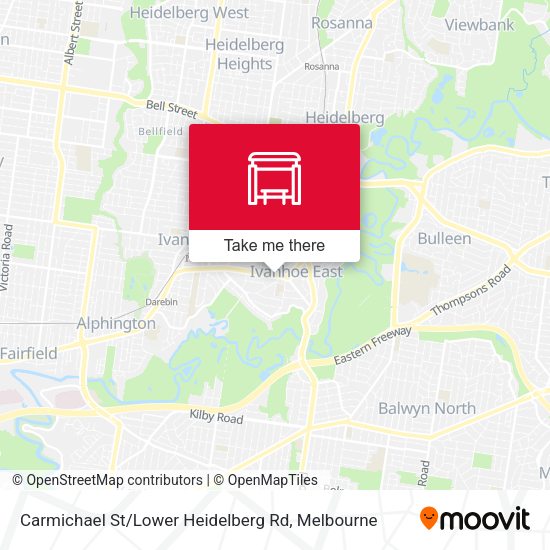 Carmichael St / Lower Heidelberg Rd map