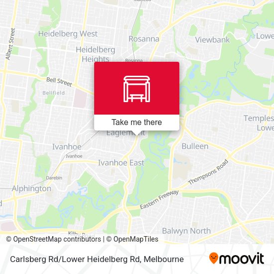 Carlsberg Rd / Lower Heidelberg Rd map