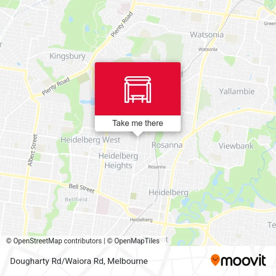 Dougharty Rd/Waiora Rd map