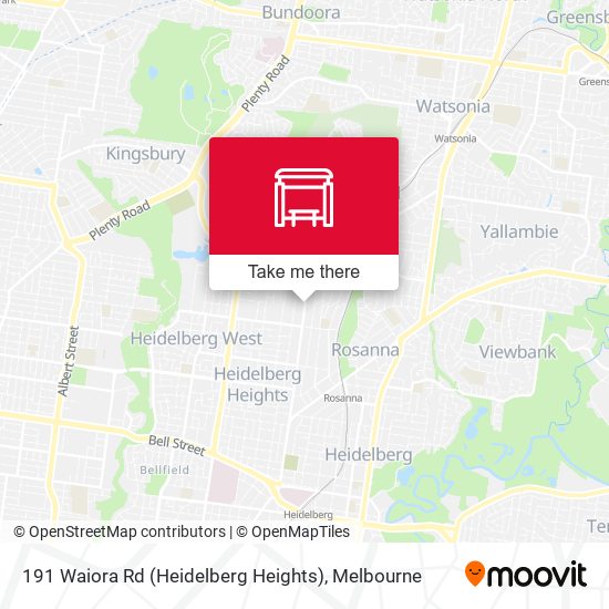 191 Waiora Rd (Heidelberg Heights) map