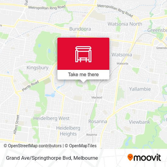 Grand Ave/Springthorpe Bvd map