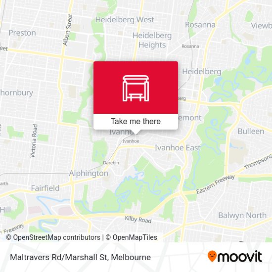 Maltravers Rd/Marshall St map