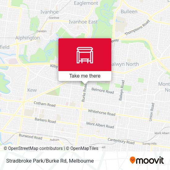 Stradbroke Park/Burke Rd map