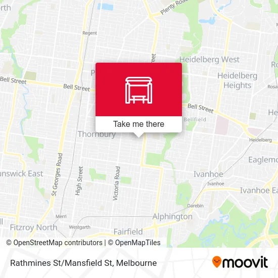 Mapa Rathmines St/Mansfield St