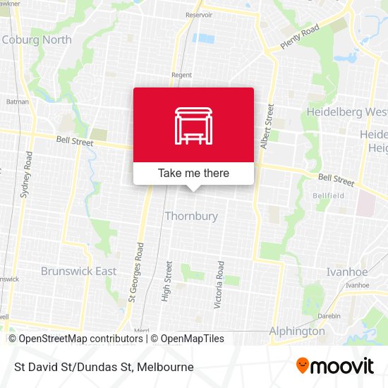 St David St/Dundas St map