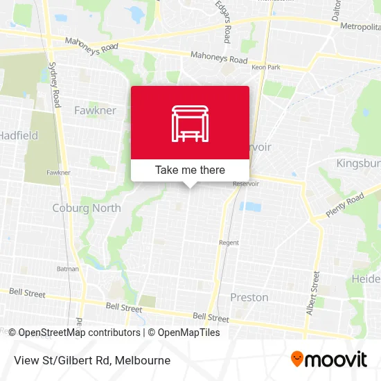 Mapa View St/Gilbert Rd