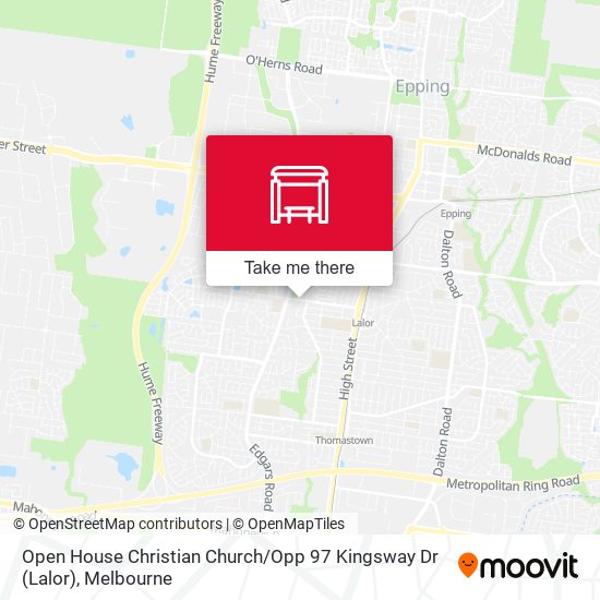 Open House Christian Church / Opp 97 Kingsway Dr (Lalor) map