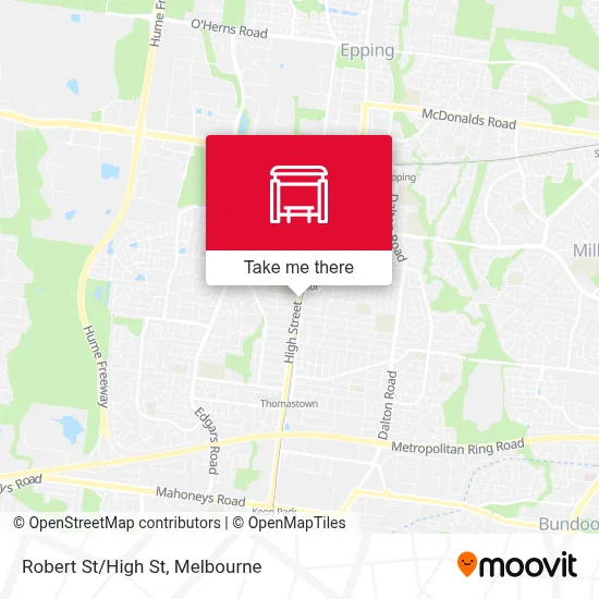 Mapa Robert St/High St