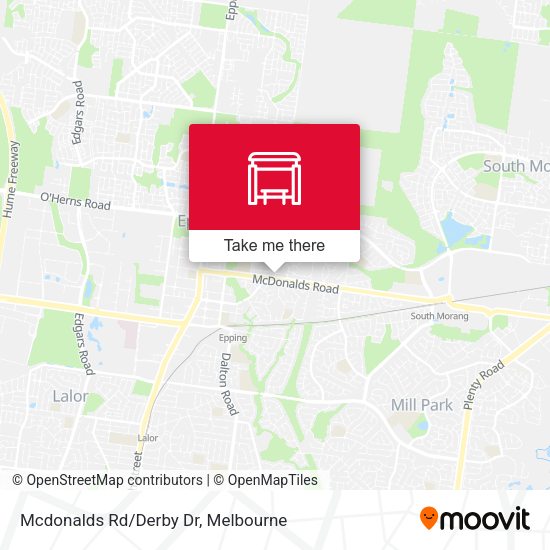Mcdonalds Rd/Derby Dr map